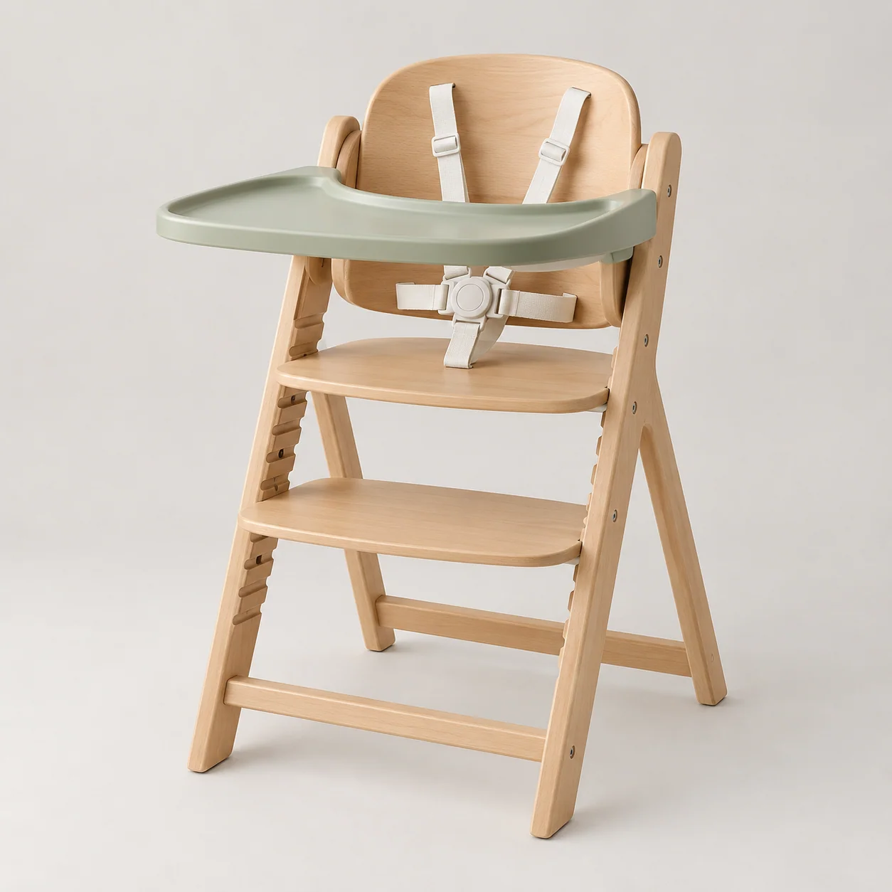 Grow-with-Me Wooden High Chair