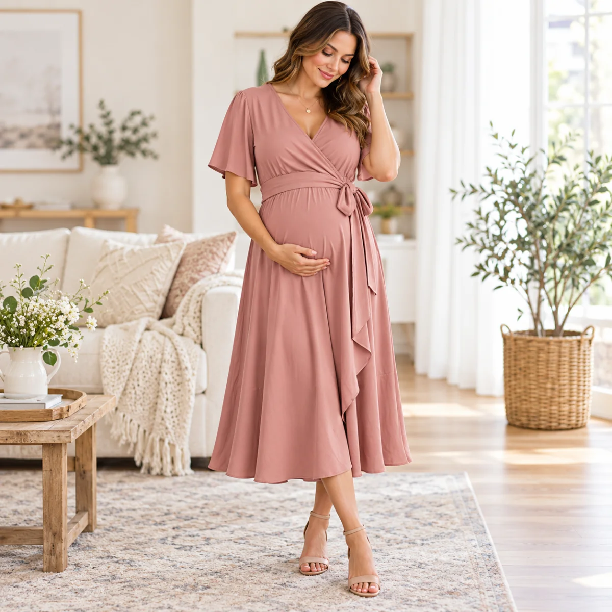 Playful Forms - Wrap Maternity Dress, photo 4