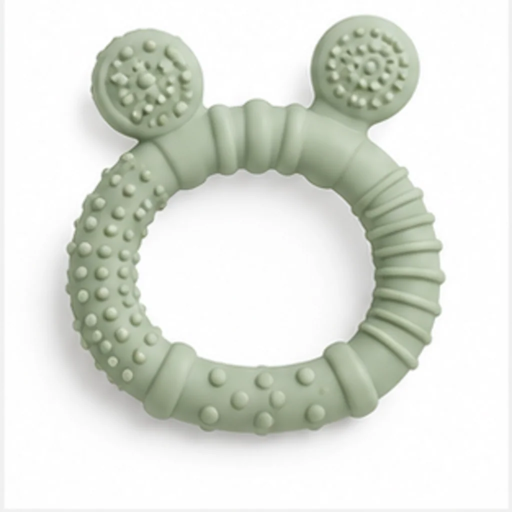 Little Lantern - Bear-Ear Silicone Teether