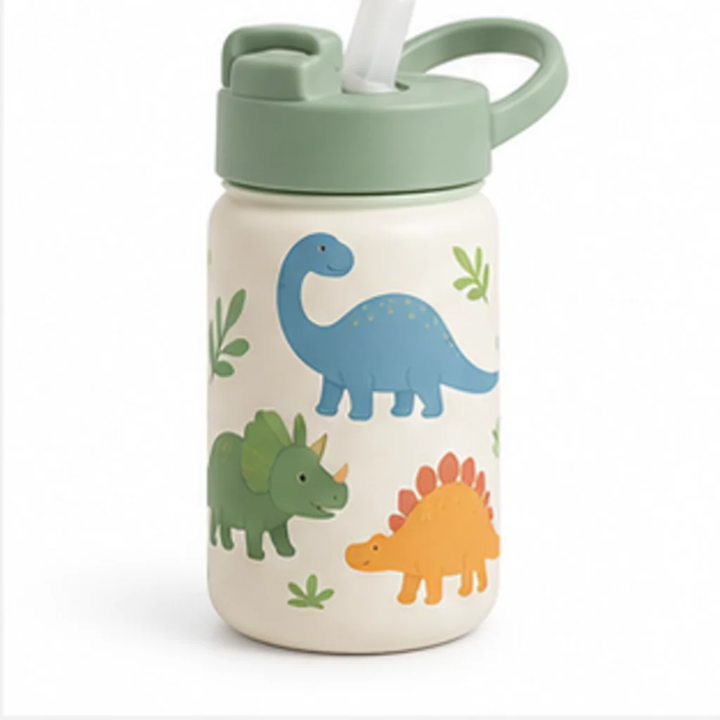Mellow Meadow - Dino Print Straw Bottle