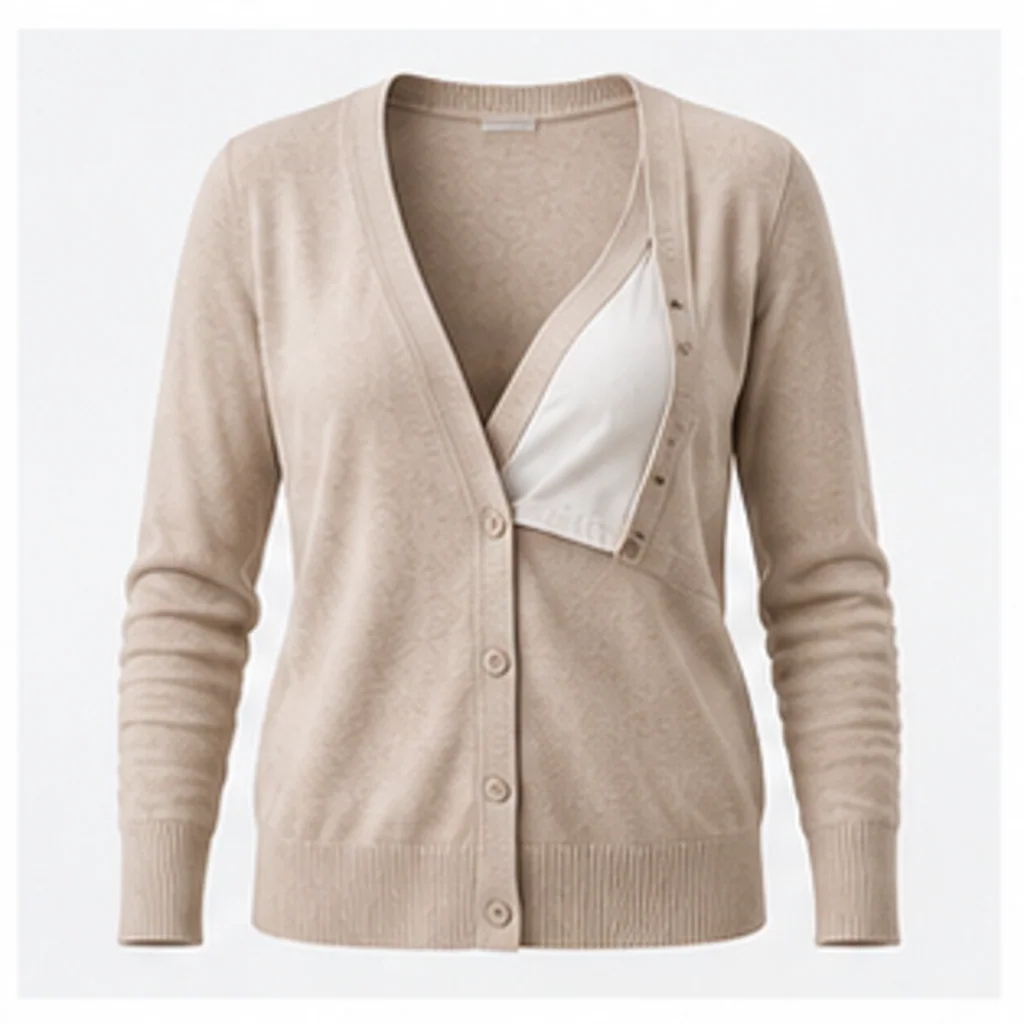 Playful Forms - Nursing Cardigan