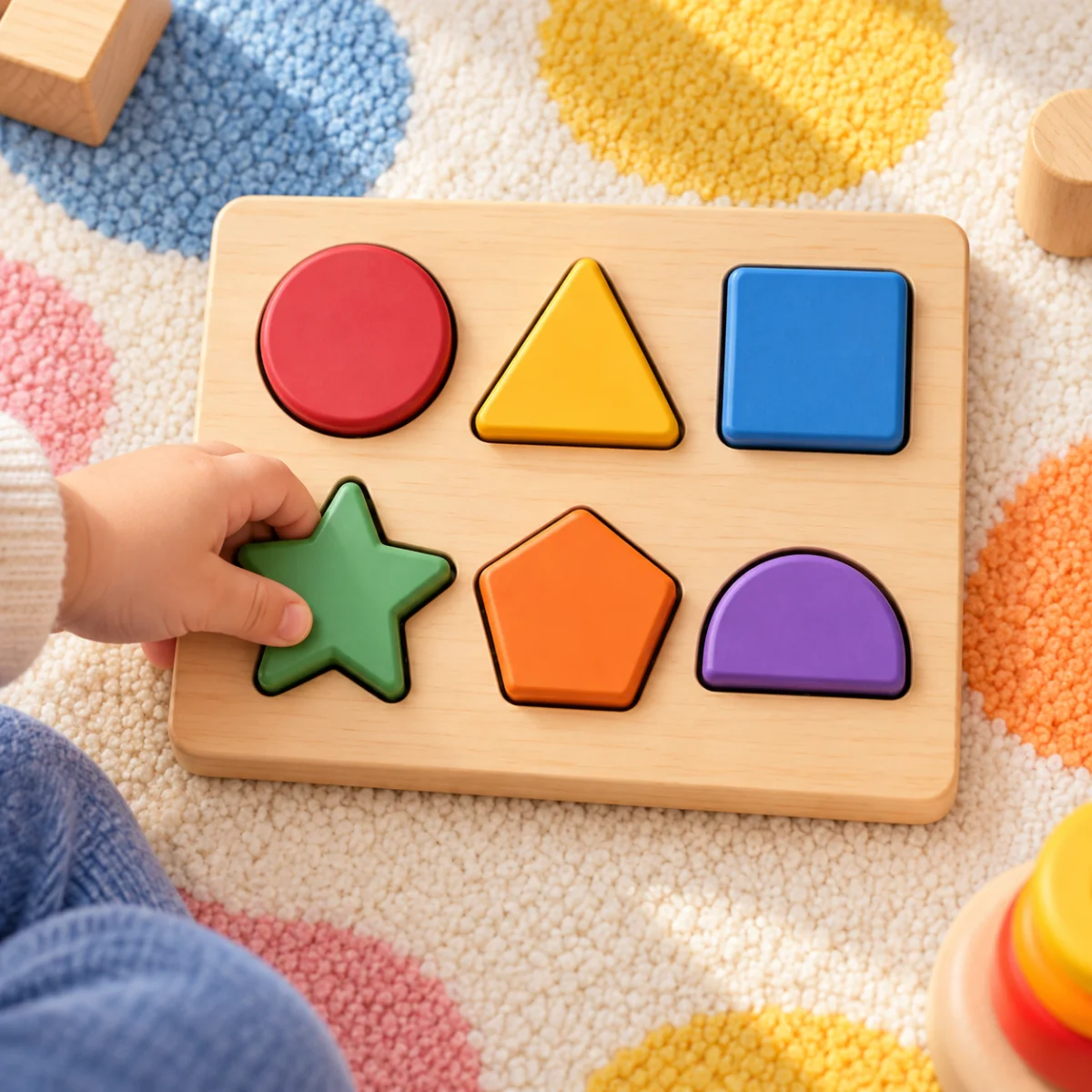 Little Lantern - Wooden Shape Puzzle, photo 4