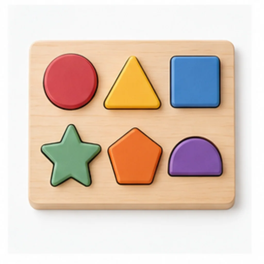 Little Lantern - Wooden Shape Puzzle