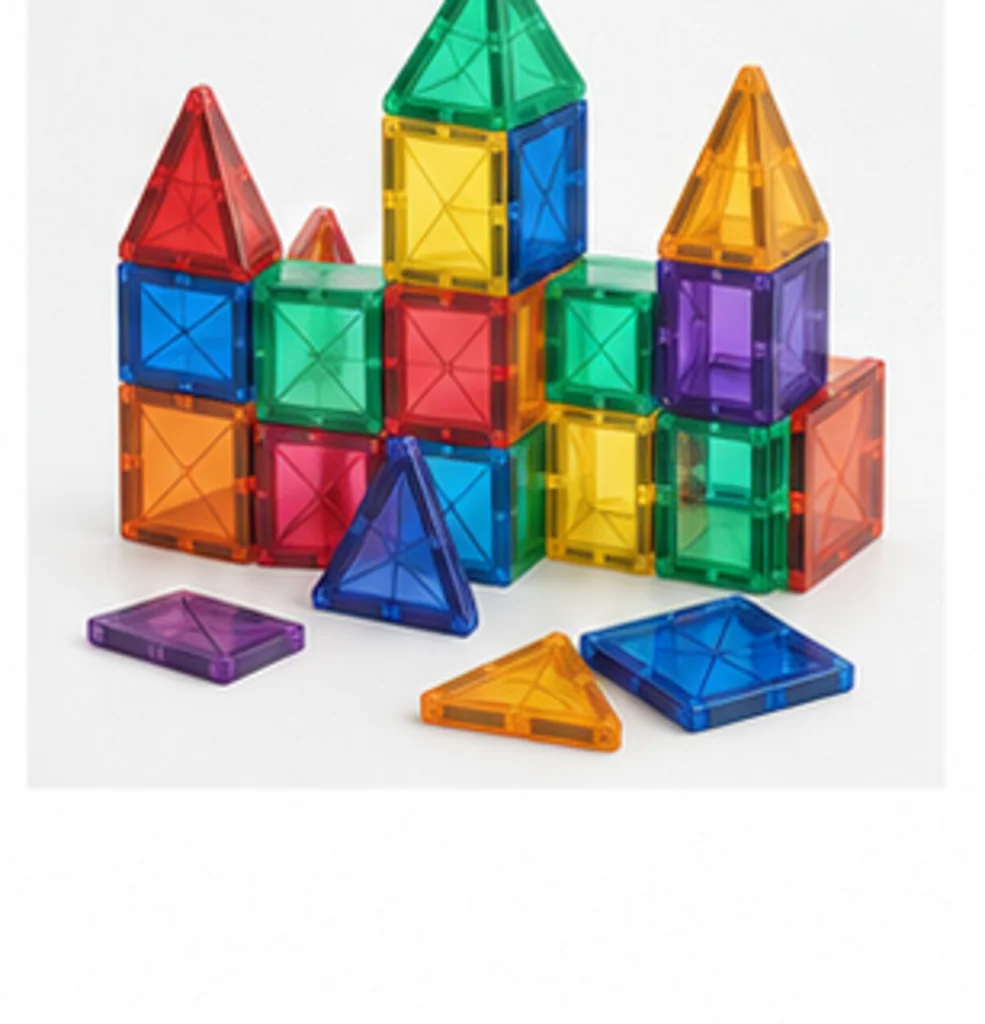 Little Lantern - Magnetic Tiles - 32 Pieces