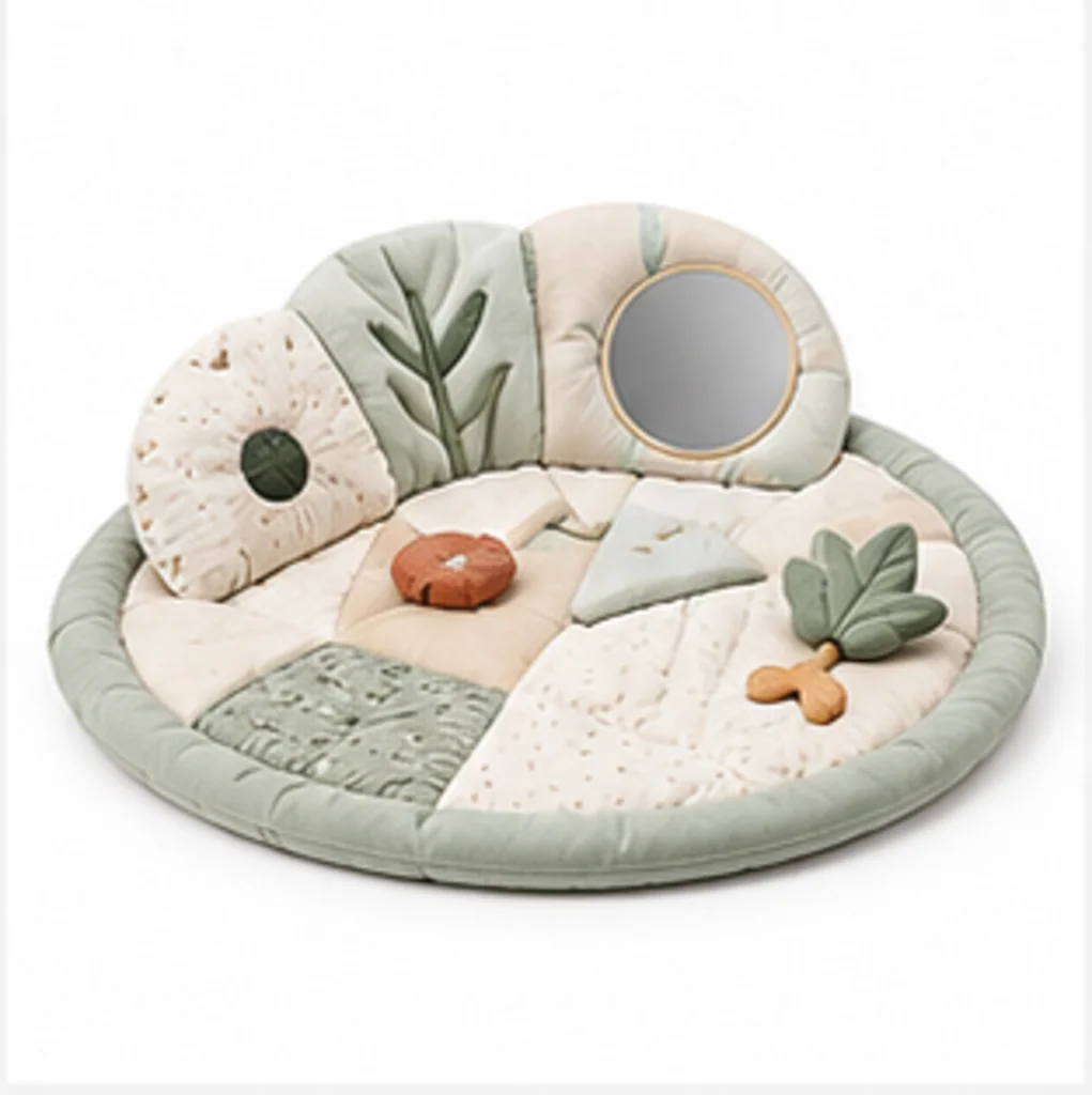 Nurture Ease - Sensory Play Mat with Baby Mirror