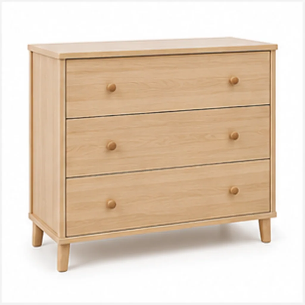 Mellow Meadow - 3-Drawer Wooden Dresser