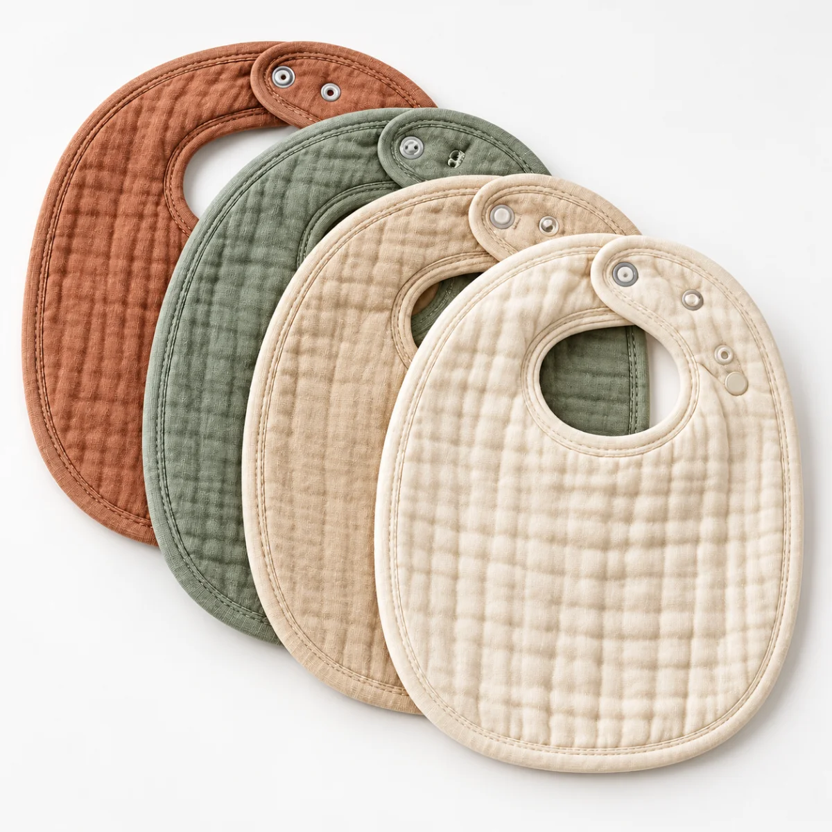 Little Lantern - Muslin Bandana Bibs - 4 Pack, photo 3