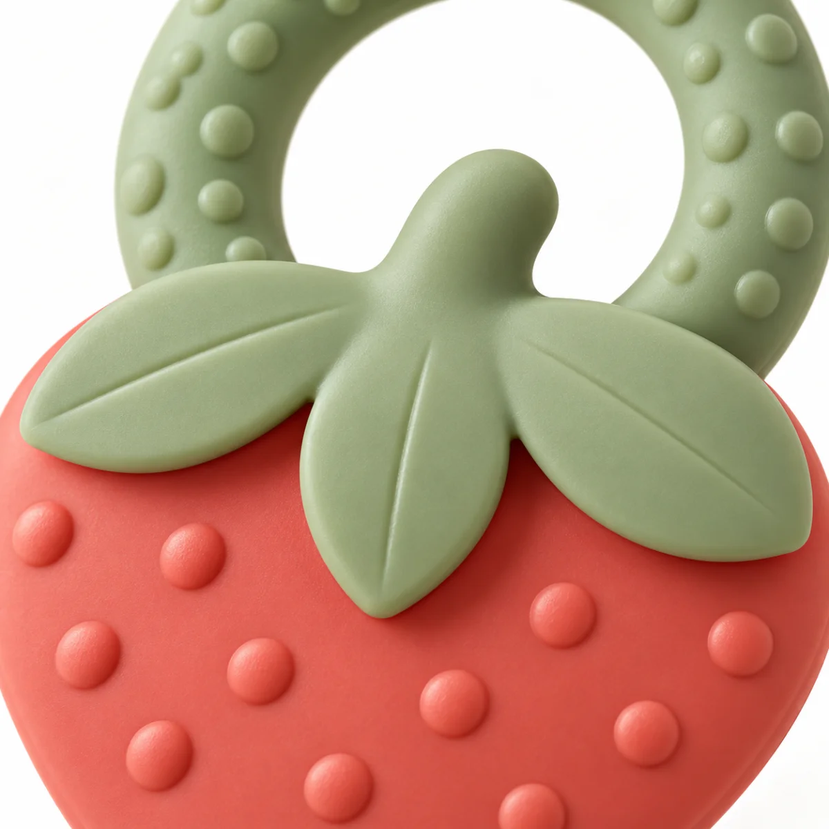 Willow & Wonder - Strawberry Silicone Teether, photo 3