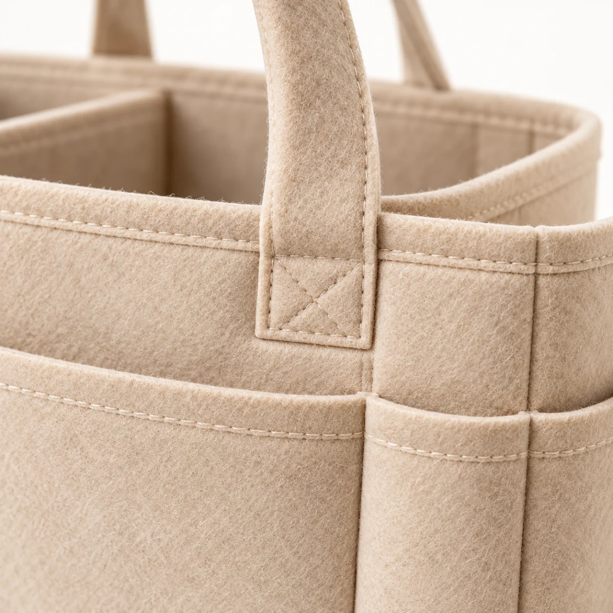 Mellow Meadow - Felt Diaper Caddy Organiser, photo 3