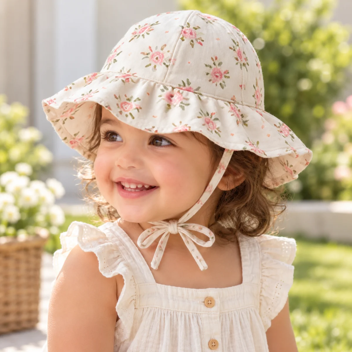 PureElements - Floral Baby Sun Hat, photo 4
