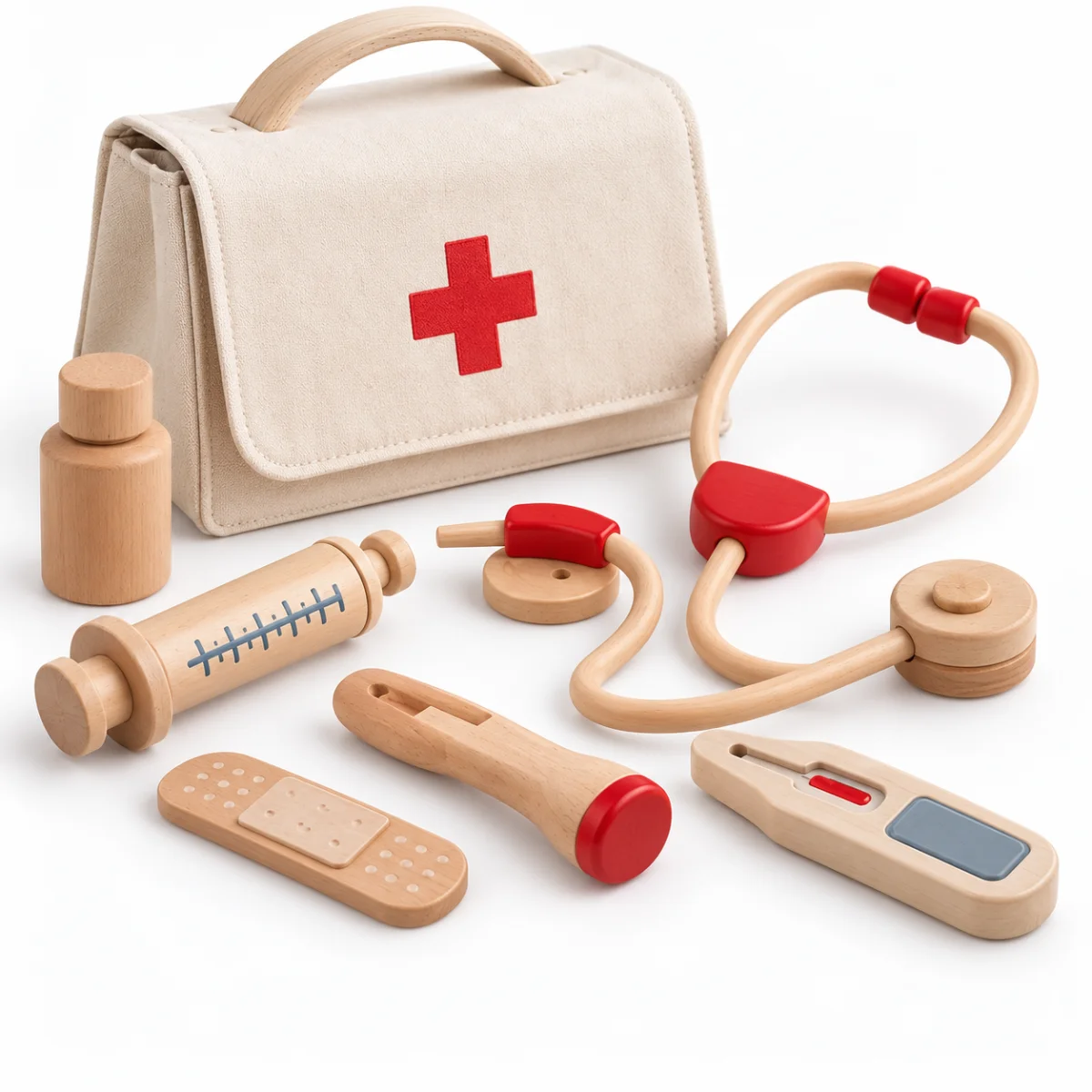 Playful Forms - Wooden Doctor Play Set, photo 2