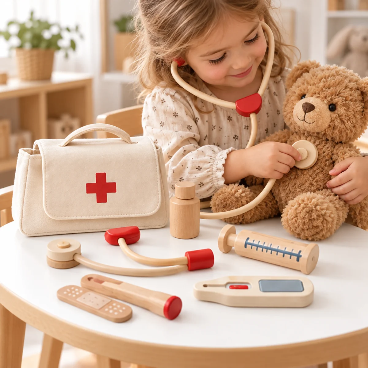 Playful Forms - Wooden Doctor Play Set, photo 4