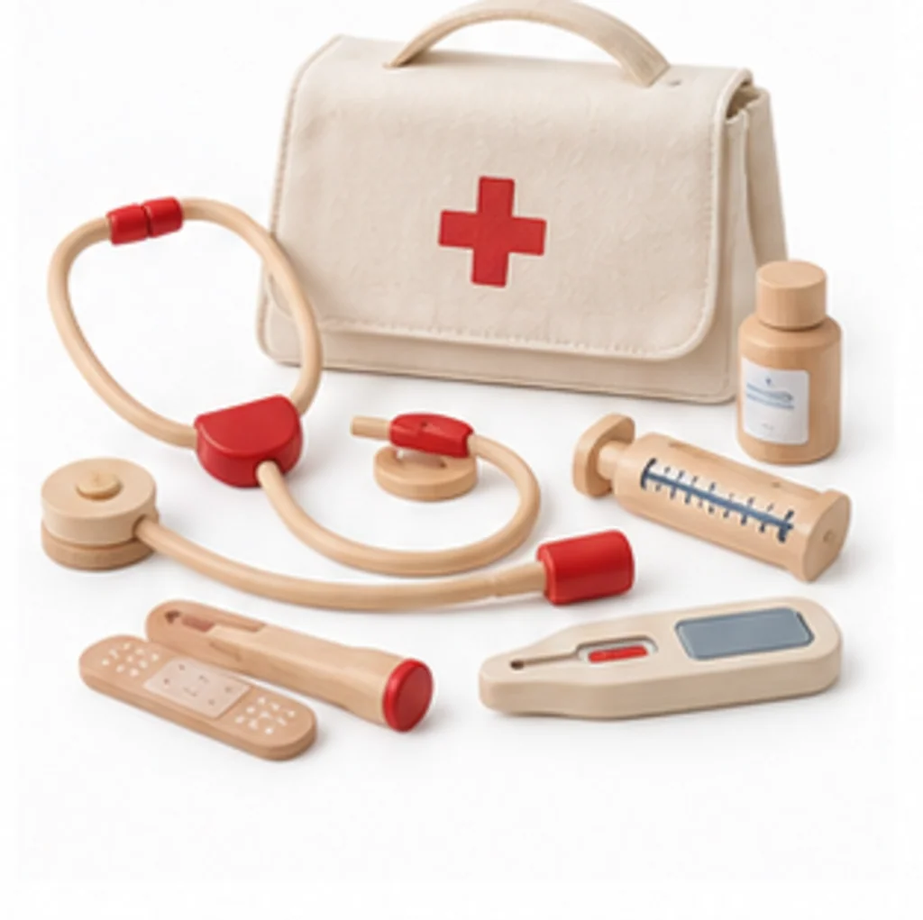 Playful Forms - Wooden Doctor Play Set