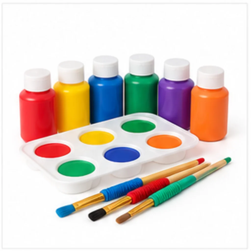 Willow & Wonder - Washable Paint Set with Brushes