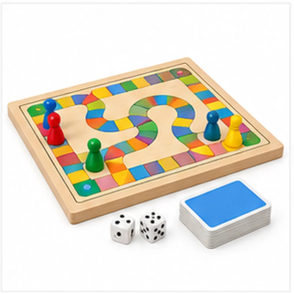 Little Lantern - Wooden Race Board Game