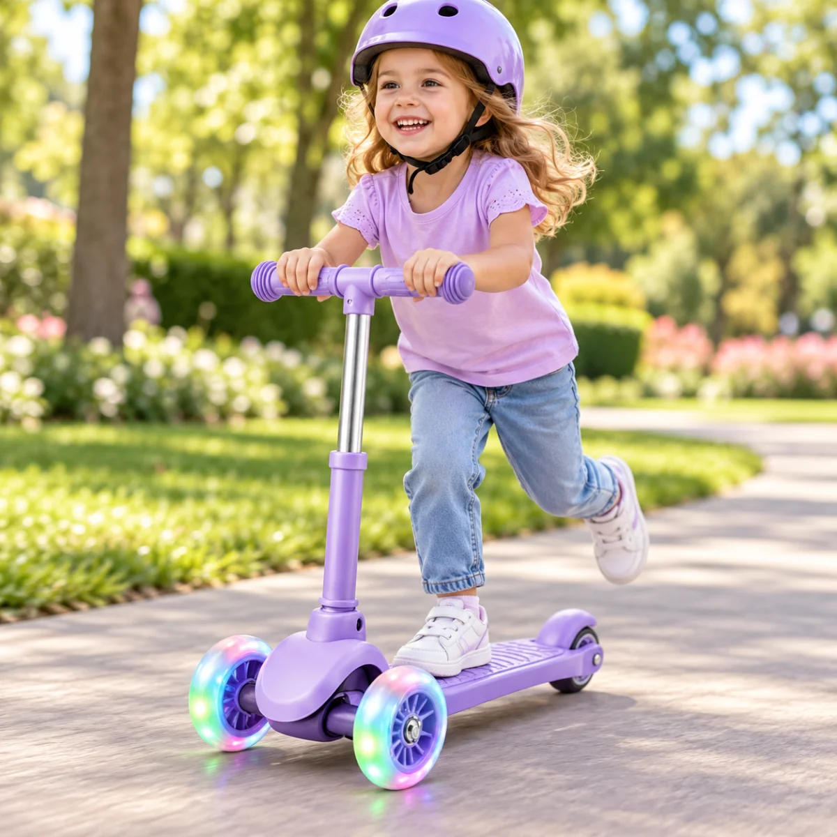 Nurture Ease - 3-Wheel Light-Up Scooter, photo 4