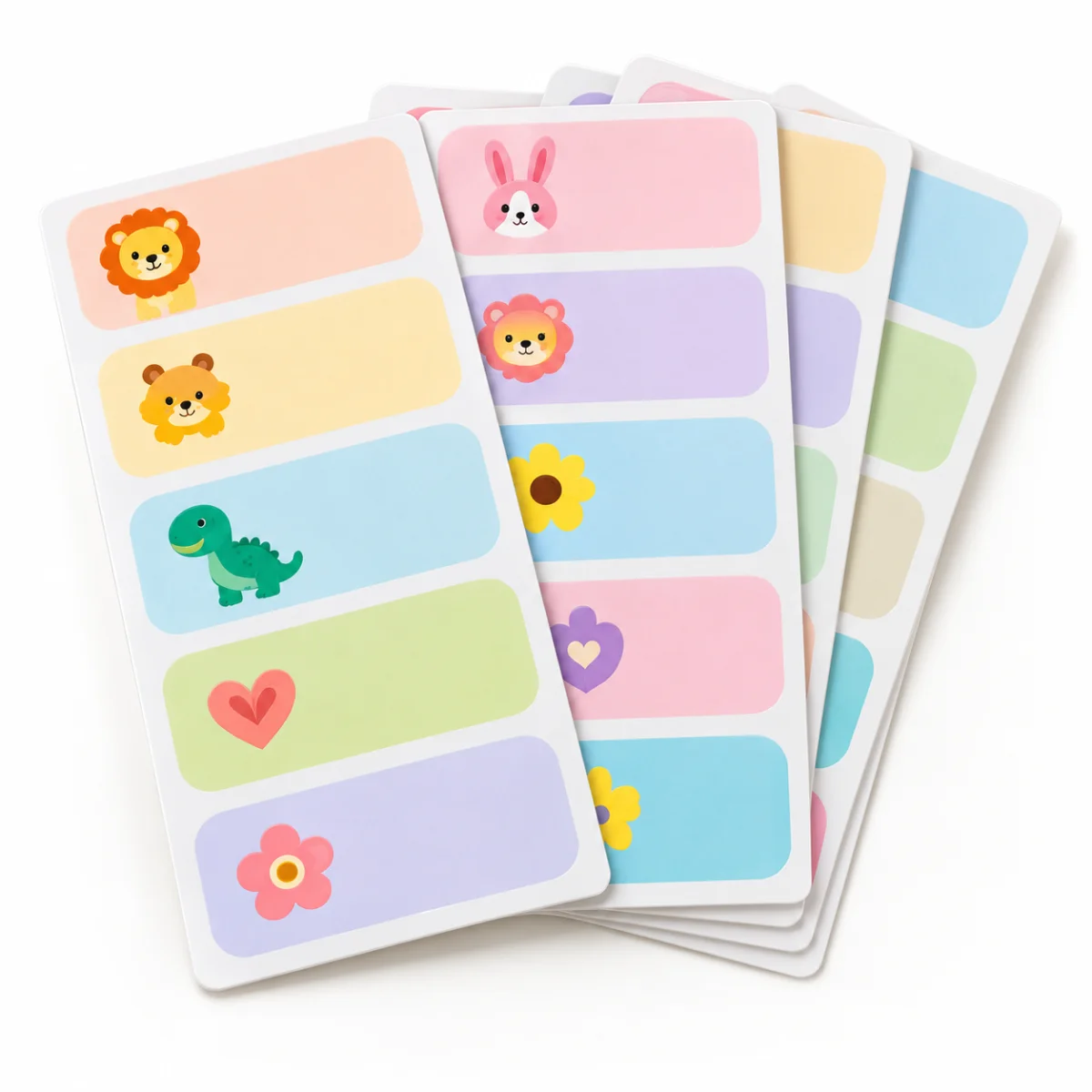 Playful Forms - Name Labels - 60 Pack, photo 2