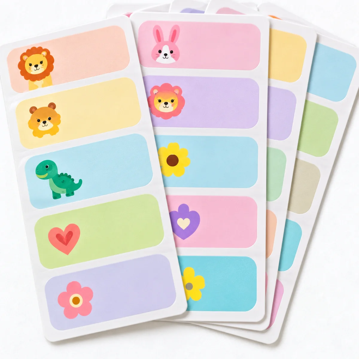 Playful Forms - Name Labels - 60 Pack, photo 3