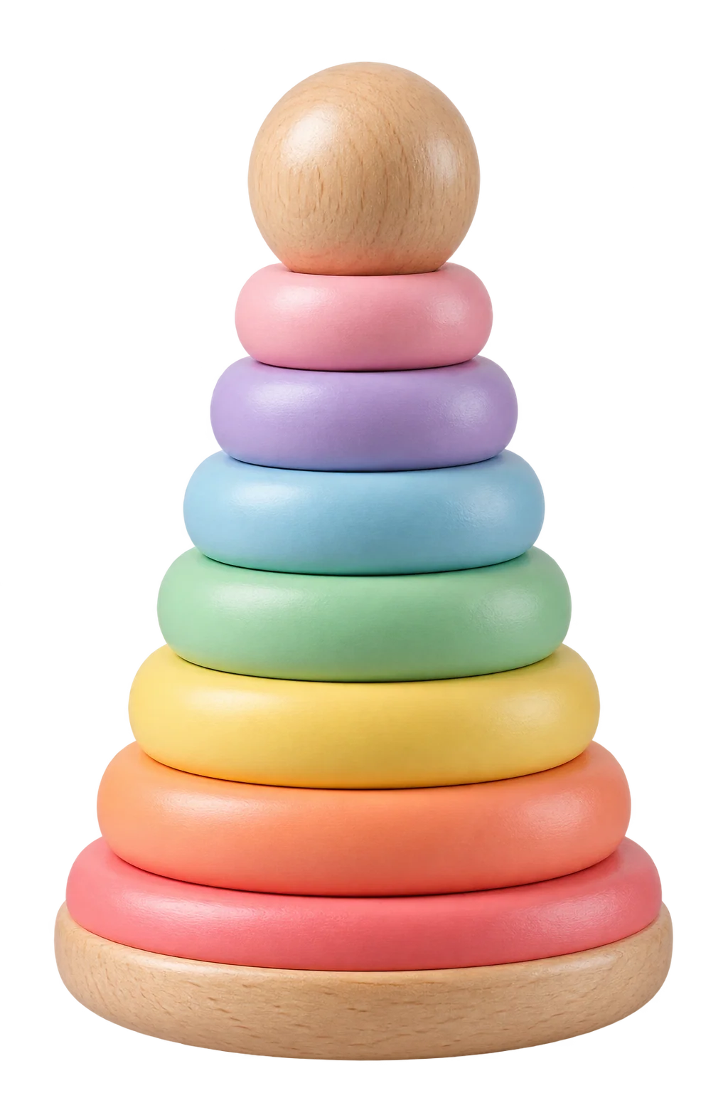 Rainbow Wooden Stacker