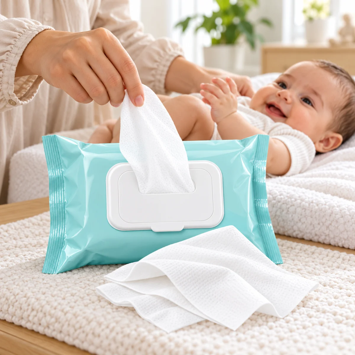 99.9% Pure Water Wipes — Pack of 12 (768 pcs), photo 4